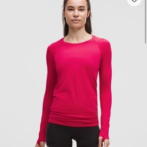 lululemon athletica Fuchsia Long Sleeve Top